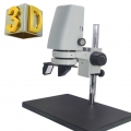 2024 3D & 2D Parfocal Integrated All in one 200X C-Mount Lens 60FPS HDMI IMX385 Industry Camera Microscope Measurement
