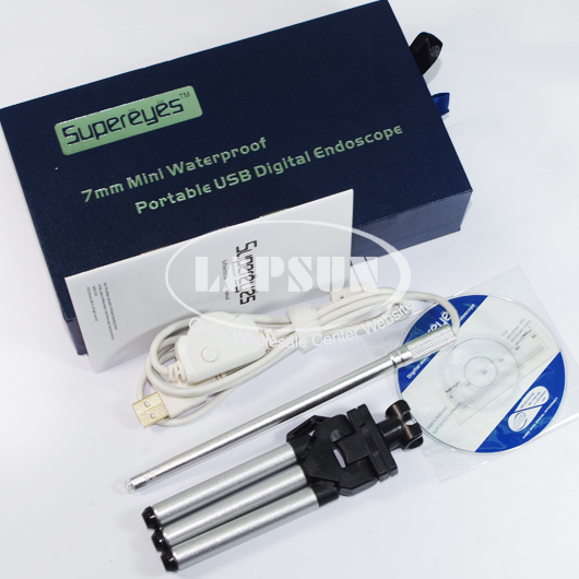 200X Waterproof USB Digital Microscope Magnifier 7mm Endoscope w LED Light Y002