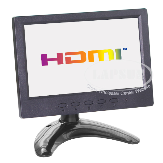 7 inch 1024 HDMI Portable TFT LCD HD PC Car Monitor Screen Display VGA ...