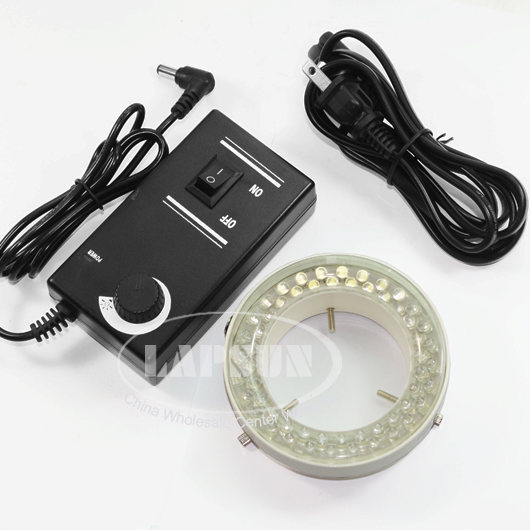 Stereo Microscope 56-LED Ring Light Illuminator Adjustable Aluminium Alloy Body