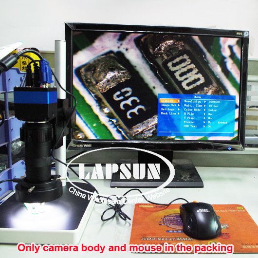 2.0MP HD Digital C-mount VGA Industry Microscope Camera Moue Control High Speed