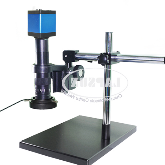 Dual Arm 180X HDMI 1080P HD Digital Industrial C-mount Microscope Camera A30 - Click Image to Close