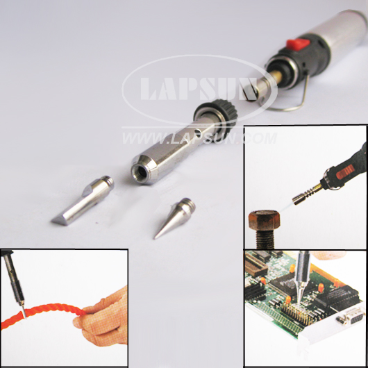 Flame Butane Gas Soldering Iron Pen Torch Shape Welding Solder DIY Tool 1934-3