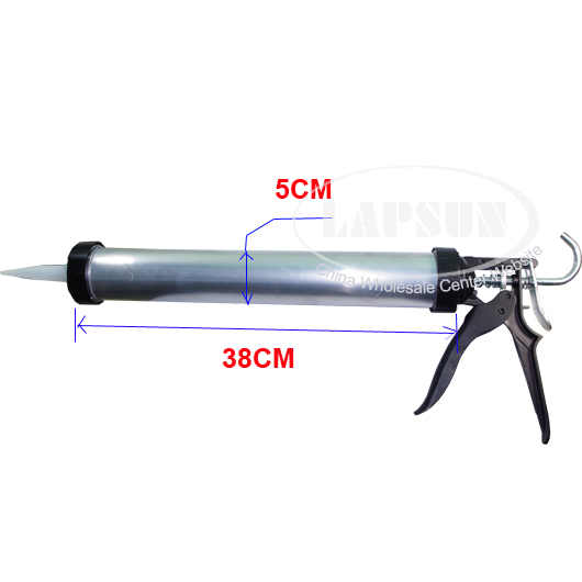 600ML Big Silverline Silicone Sealant Sausage Adhesive Combi Applicator Gun