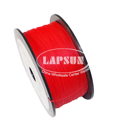 1000Ft 180Â°C HIGH TEMP Silver Plated Copper Wrapping Wire Cable 30AWG Reel Red