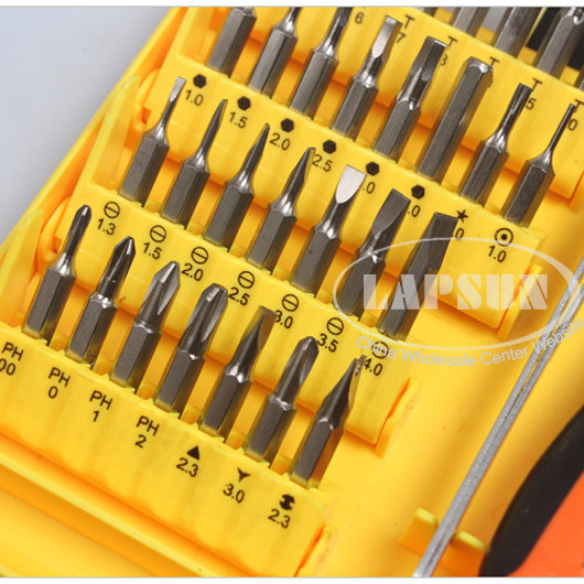 32in1 Precision T5-T20 Torx Philips Hex Screwdrivers Bits Set Repair Tool 9132