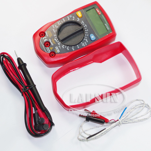 UNI-T Digital Multimeter AC DC Volt Temperature Meter Tester Thermometer UT33C