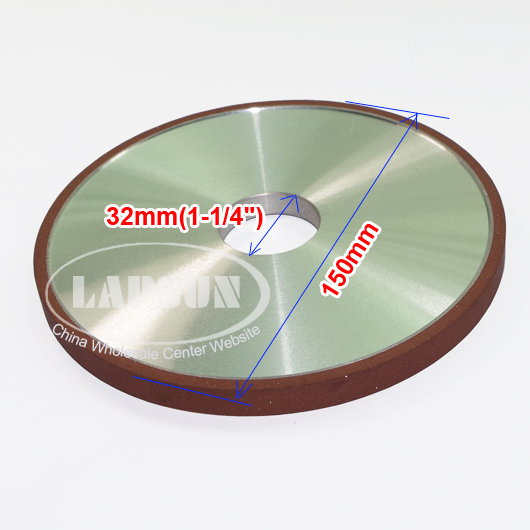 150mm Resin #180 Grit Diamond Rotary Grinding Round Wheel Disc For Mill Lathe