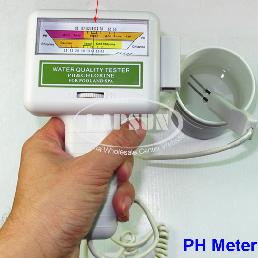 PH CL2 Chlorine Level Meter Swimming Pool Water Spa Quality Tester Test PC-101 b