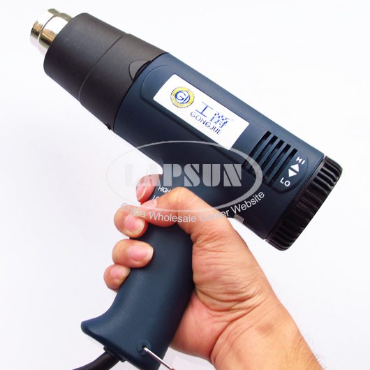 1600W AC Adjustable Electronic Heat Heating Hot Air Gun Repair Tool + UK Adatper