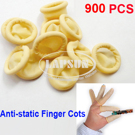 500pcs Anti-Static ESD Rubber Finger Caps Cots Protector Cover F Watch IC PCB