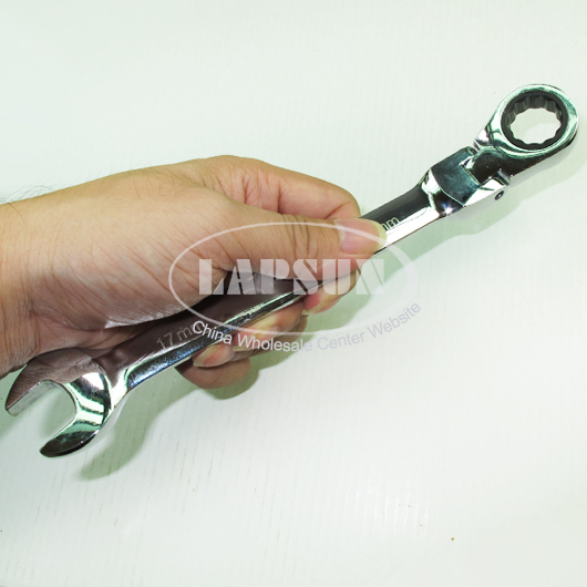 8pcs Flexible Reversible Combination Metric Ratchet Wrench Socket Spanner Set UK