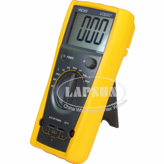 LCD Capacitor Capacitance Digital Multimeter LC Meter Inductance 2mH-20H VC6243