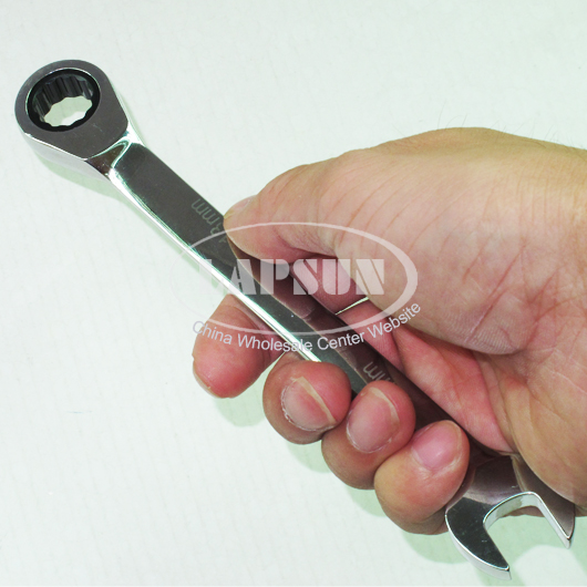 8 pcs Reversible Combination Metric Ratchet Wrench Ratcheting Socket Spanner Set