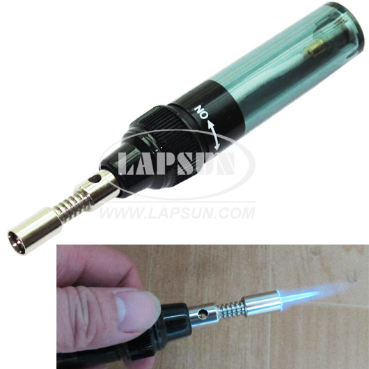 Wireless Butane Gas Soldering Iron Pen Shape Flame Torch Tools Tip Kit MT100