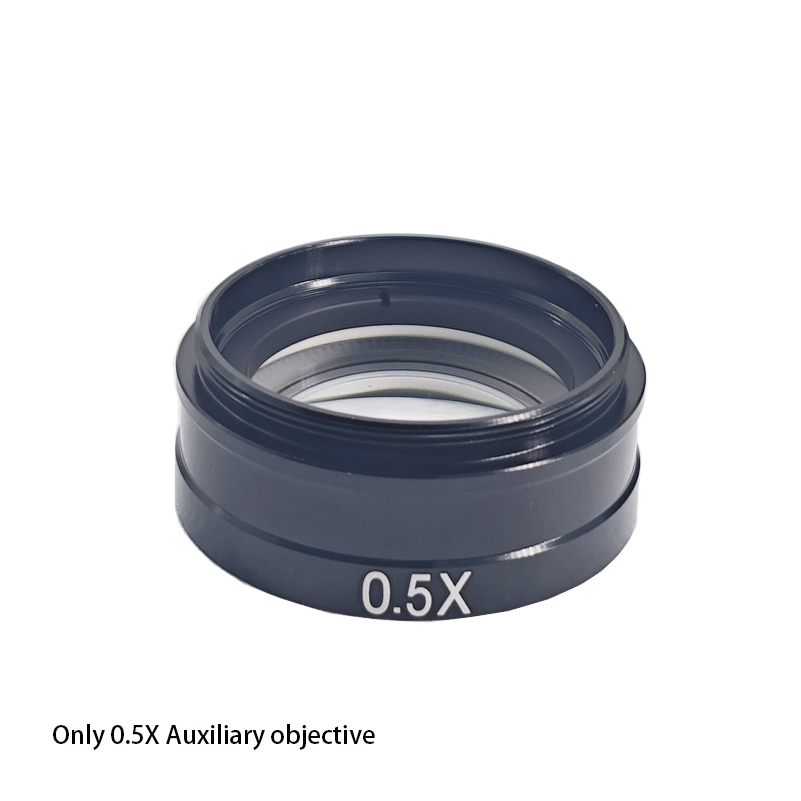 180X-360X Parfocal Zoom Microscope Industry Camera C-Mount Glass